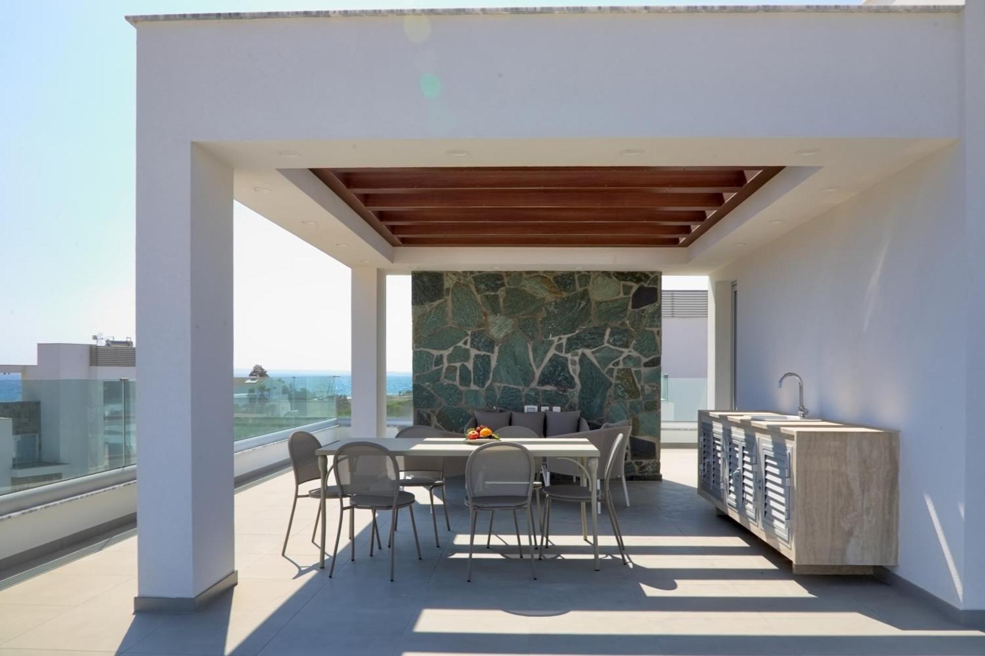 Beachfront Luxury Villa Idania Айя Напа Екстериор снимка